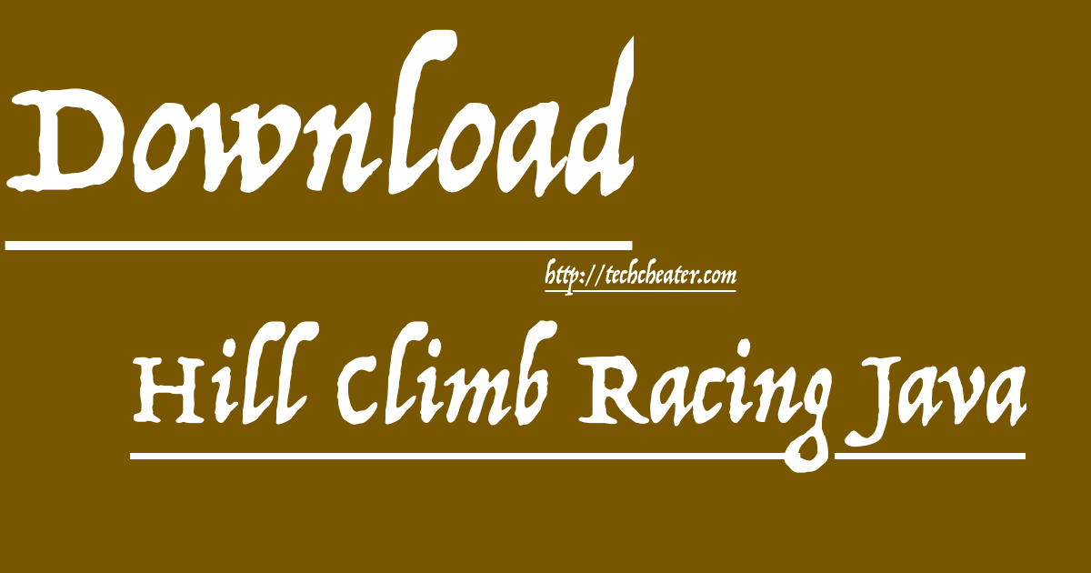 hill climb racing 2 java games download