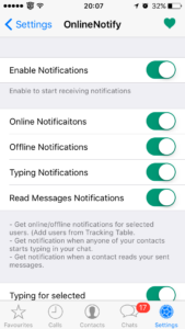 Notify when somebody comes online on Whatsapp | Cydia tweak