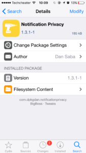 Get Cydia Tweak to Customize Notification Center 1