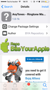 Read more about the article Set Custom Ringtone IOS 10 | Cydia tweak