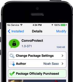 Hide Whatsapp personal messages | Cydia Tweak