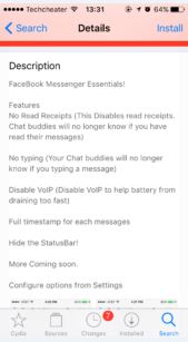 facebook messenger read receipts turn off