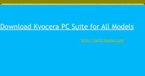 Read more about the article Download Kyocera PC Suite | All Models