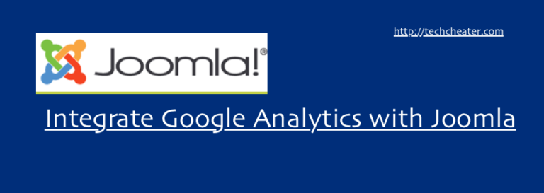 Add Google Analytics – Joomla | Google Analytics Joomla Integration