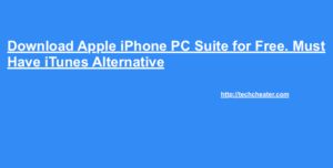 Download iPhone PC Suite | All Models