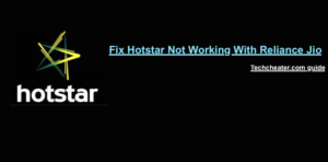 Hotstar Not Working With Jio