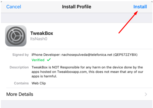 Download Tweakbox ios install app