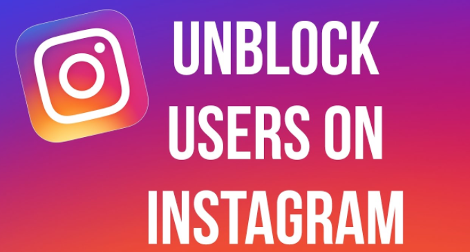 Unblock Blocked users on Instagram
