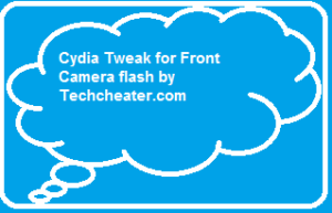 Cydia Tweak for Selfie Flash