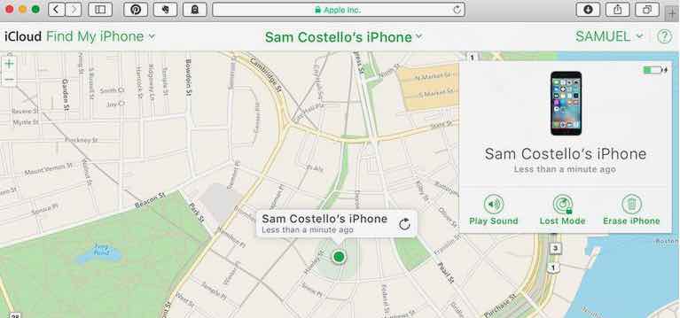 find my iphone on pc