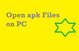open apk file pc