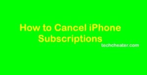 Read more about the article Cancel Subscriptions in iPhone | How to Cancel Subscriptions on iPhone