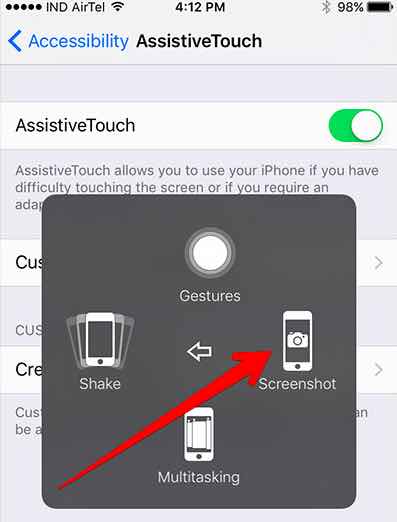 how to screenshot iphone xr 4