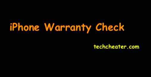 How to check iPhone warranty