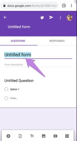 How to create Google forms on smartphones and tablets